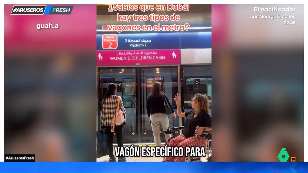 Tiene un vagón específico para mujeres y niños