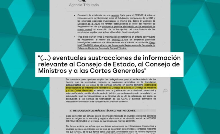 Equipo Económico habría «sustraído información relevante» del Consejo de Ministros y las Cortes