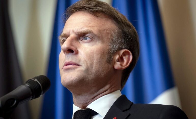Macron anuncia el reconocimiento de Palestina en septiembre como «compromiso histórico» con la paz