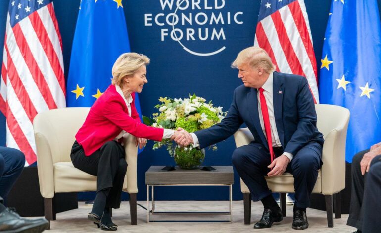 Von der Leyen y Trump se reunirán el domingo en Escocia en la recta final de sus negociaciones comerciales