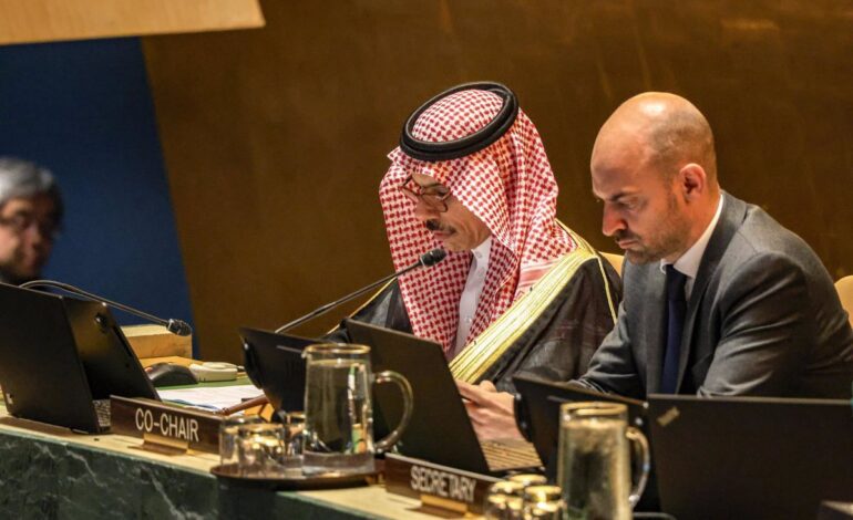 La conferencia de la ONU sobre dos Estados concluye con un llamamiento para que Hamás renuncie a gobernar Gaza