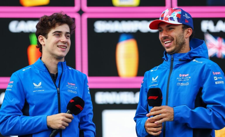 La férrea defensa de Gasly a Colapinto tras los rumores de un posible reemplazo: «Mucho ruido»