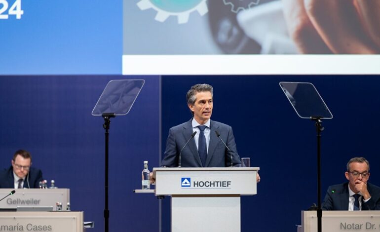 Hochtief (ACS) dispara su beneficio neto un 10% en el primer semestre, hasta 481 millones