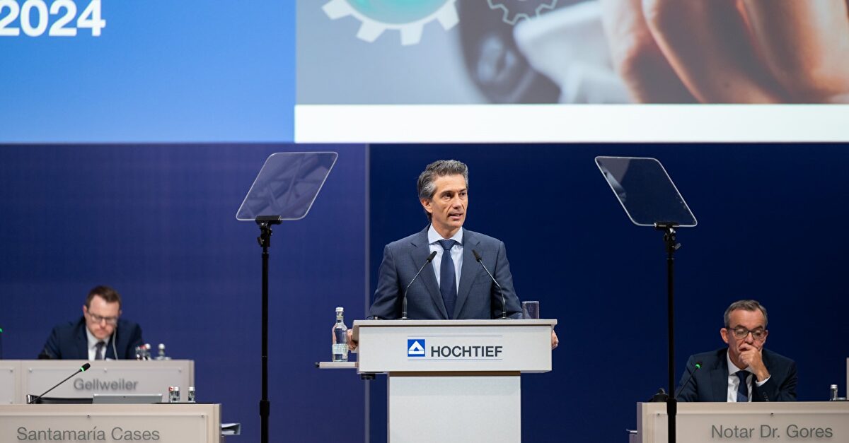 Hochtief (ACS) dispara su beneficio neto un 10% en el primer semestre, hasta 481 millones