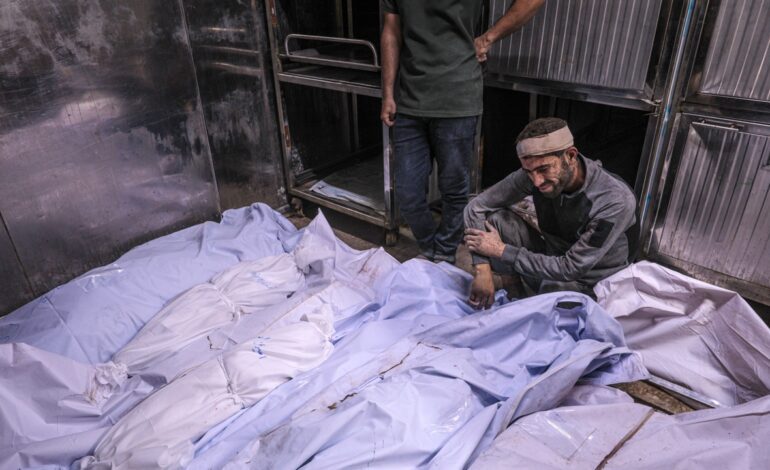 los cadáveres se amontonan en las calles mientras Israel sigue bombardeando
