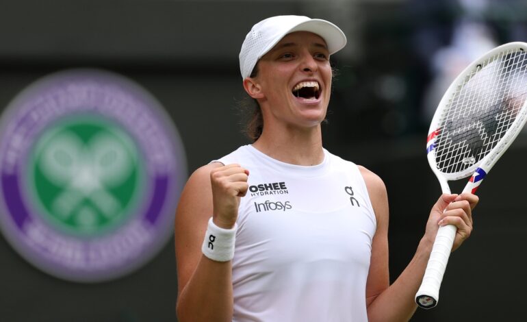 Iga Swiatek conquista Wimbledon e iguala la mayor paliza de la historia de una final de Grand Slam