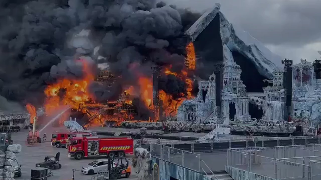 Un incendio arrasa el escenario principal de Tomorrowland en Bélgica a dos días del inicio del festival