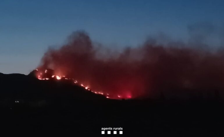 El incendio forestal de Paüls, Tarragona, afecta ya a más de 2.300 hectáreas y la Generalitat pide ayuda a la UME