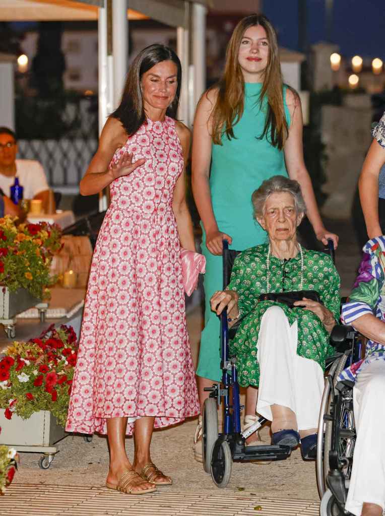 Infanta Sofía con el vestido de Zara el verano pasado desde 2024 hasta Mallorca