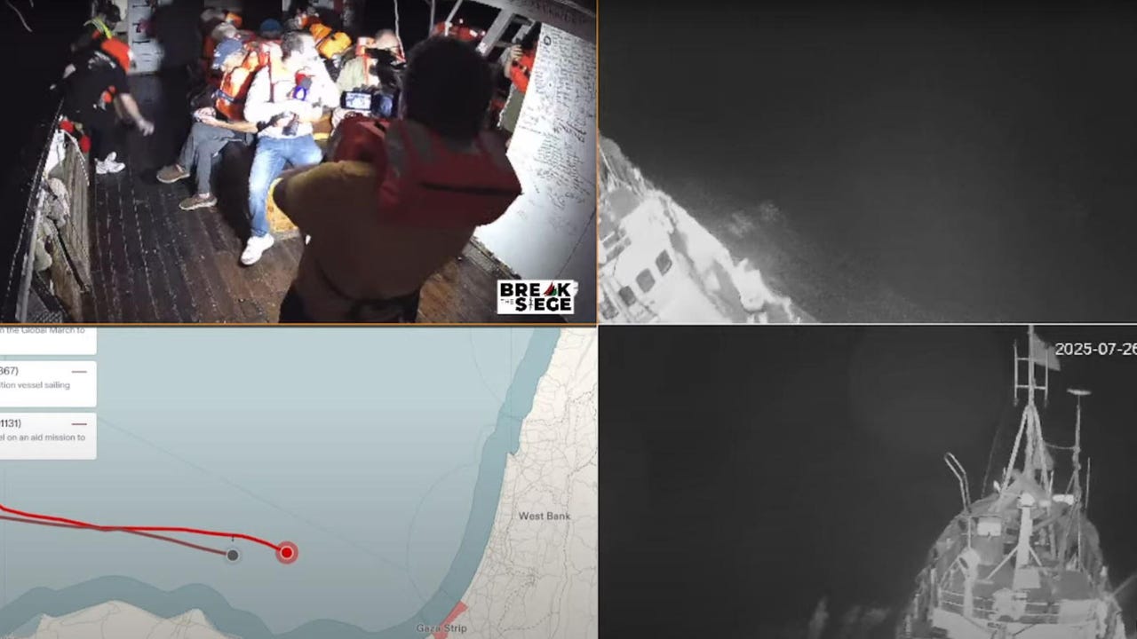 Israel intercepta el barco Handala y a sus 21 tripulantes cuando se dirigía a Gaza con ayuda humanitaria
