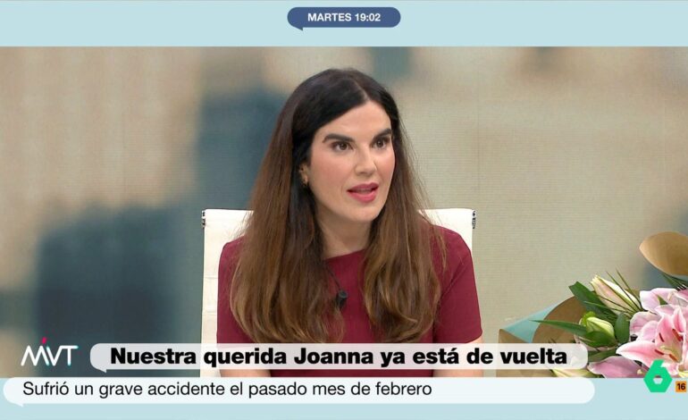 Joanna Ivars explica el grave accidente que la ha apartado de laSexta cinco meses: «Me salvaron la vida»