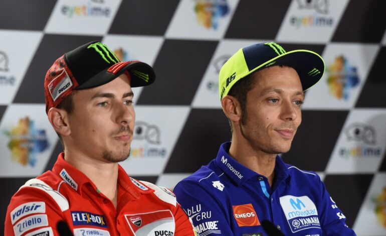 Jorge Lorenzo explica su «difícil» relación con Valentino Rossi: «Había una tensión total»
