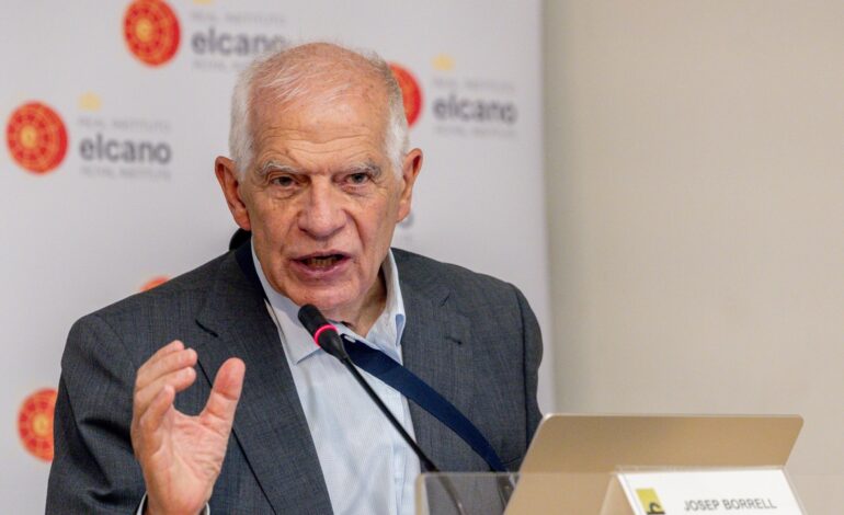 Borrell lamenta la inacción frente al conflicto en Gaza y critica que Israel esté matando palestinos «como ratas cuando van a buscar comida»
