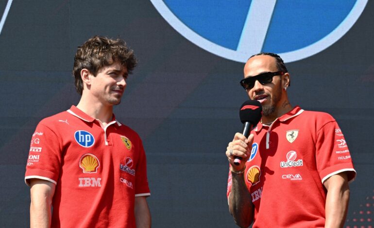 La petición de Lewis Hamilton a Ferrari que no gustará a Charles Leclerc