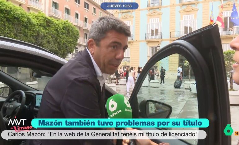 Solo faltaba que Mazón ahora dimitiera por el curriculum y no por la gestión de la DANA