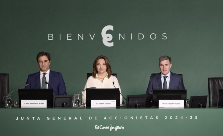 El Corte Inglés aprueba un reparto récord de 225 millones de euros en dividendos e invertirá otros 3.000 hasta 2030