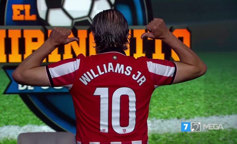 el histórico inicio de Josep Pedrerol en ‘El Chiringuito’ con la camiseta de Nico Williams
