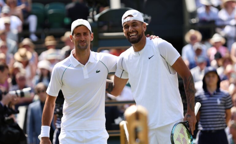 Kyrgios predice cuándo se retirará Djokovic