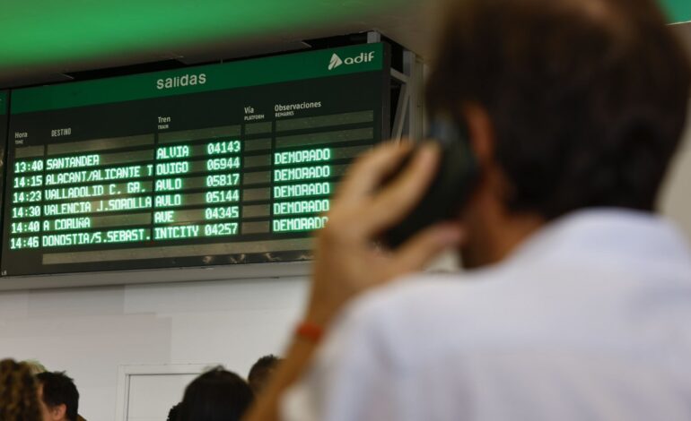 Transportes destina 450 millones a renovar los contratos de mantenimiento de la red ferroviaria ante los retrasos continuados