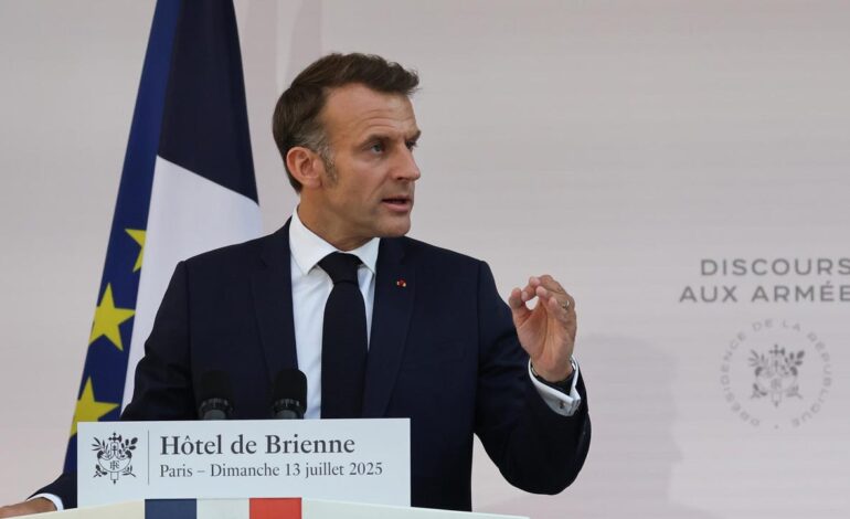 Macron anuncia que Francia reconocerá al Estado de Palestina