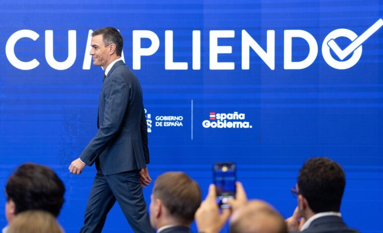 Sánchez cierra el curso, en directo