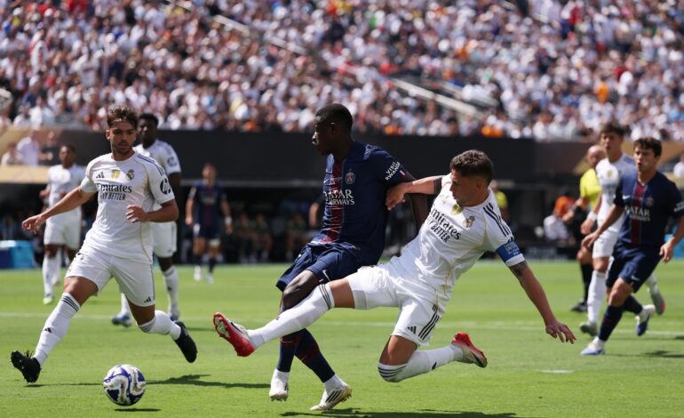 Los groseros errores de Asencio y Rudiger que adelantaron al PSG contra el Real Madrid