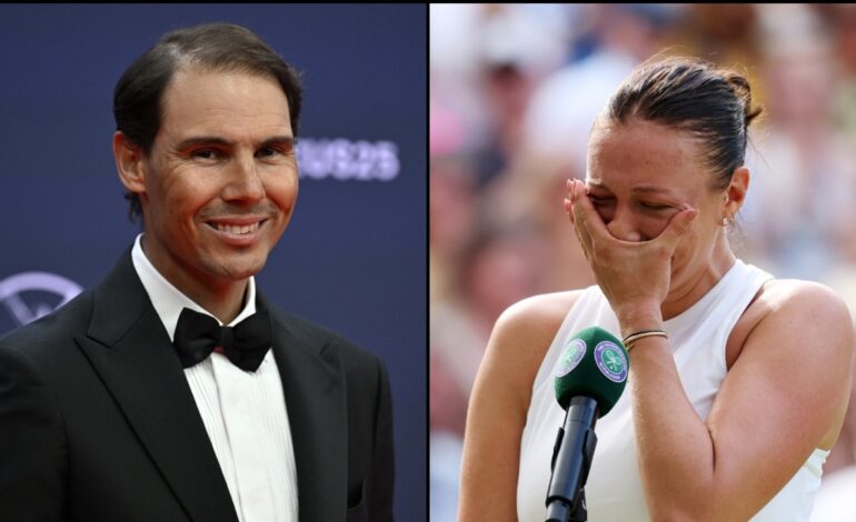 El gran gesto de Rafa Nadal con Anisimova tras perder la final de Wimbledon por 6-0, 6-0