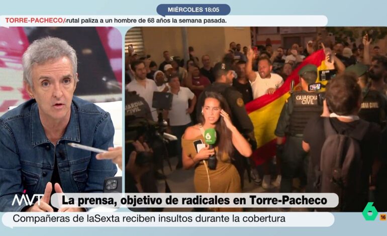 La bandera española nos representa a todos. Lo que están haciendo es muy peligroso
