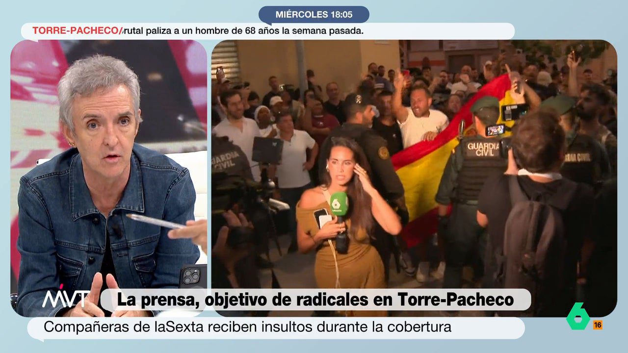 La bandera española nos representa a todos. Lo que están haciendo es muy peligroso