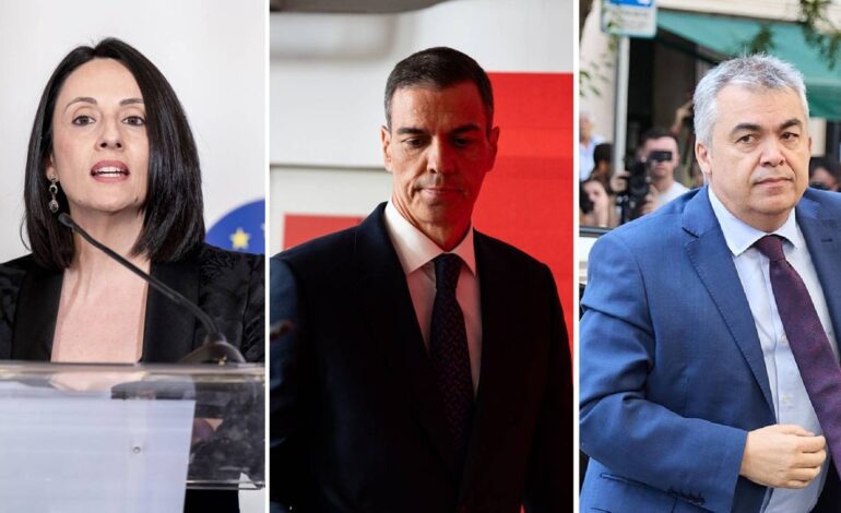 así queda la cúpula del partido tras el caso Cerdán