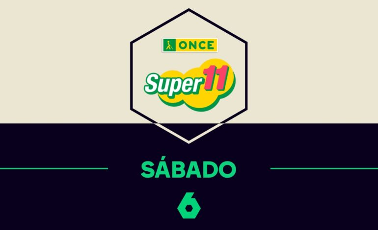 Comprobar los resultados del Super 11 de la ONCE de hoy, sábado 26 de julio de 2025