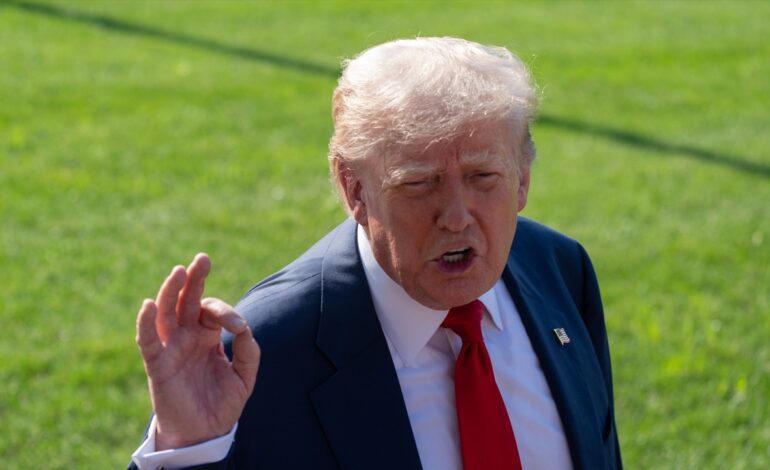 Trump acusa a Hamás de no querer un acuerdo y dice que habrá que «darles caza»