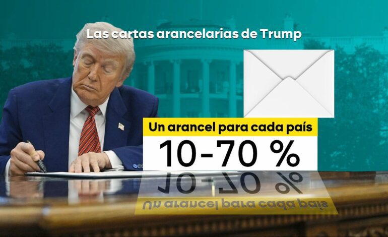 cada país recibirá su tarifa por carta antes del 9 de julio