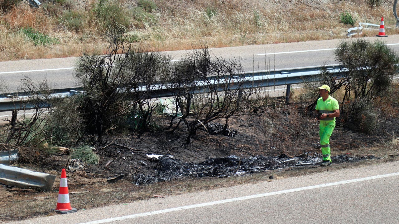 el fuego ha borrado pruebas y dificulta la investigación del accidente