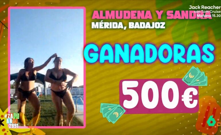 Almudena gana 500 euros gracias a su baile de 'Espresso Macchiato': "La mitad es para mi hermana"