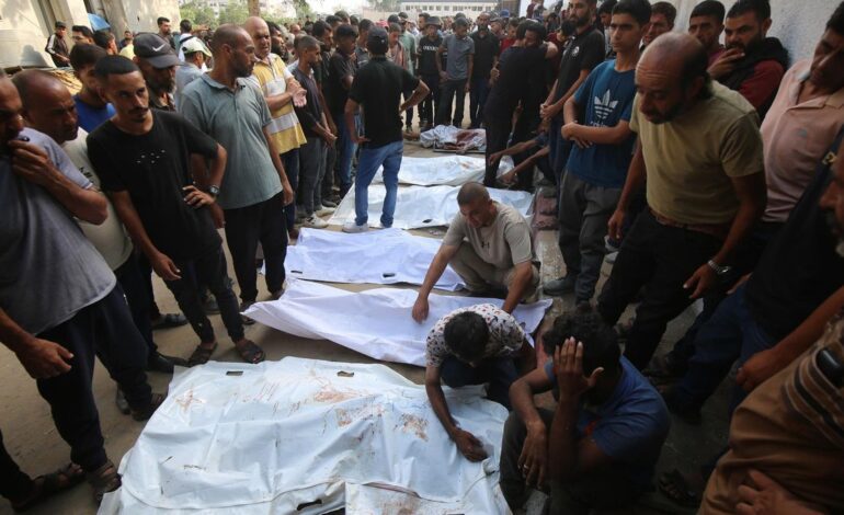 Al menos 66 palestinos han muerto en lo que va de domingo en Gaza por ataques israelíes