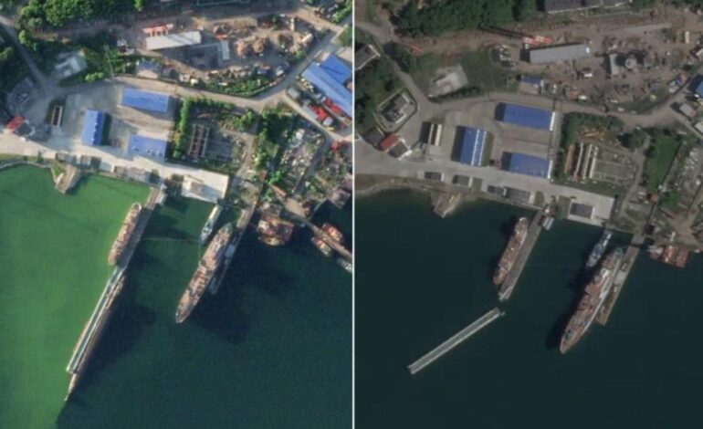Una base de submarinos nucleares rusa resultó dañada tras el terremoto de 8,8 en Kamchatka