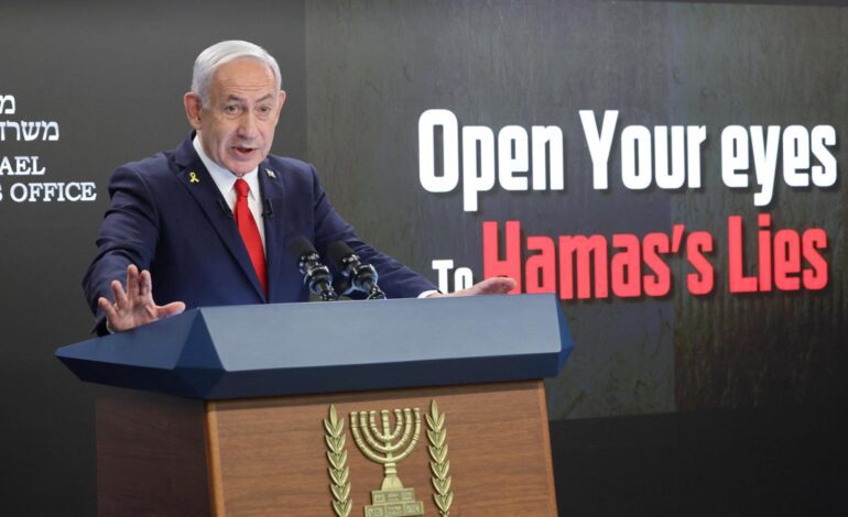 Netanyahu defiende su ofensiva militar contra Gaza y denuncia una «campaña global de mentiras» contra de Israel
