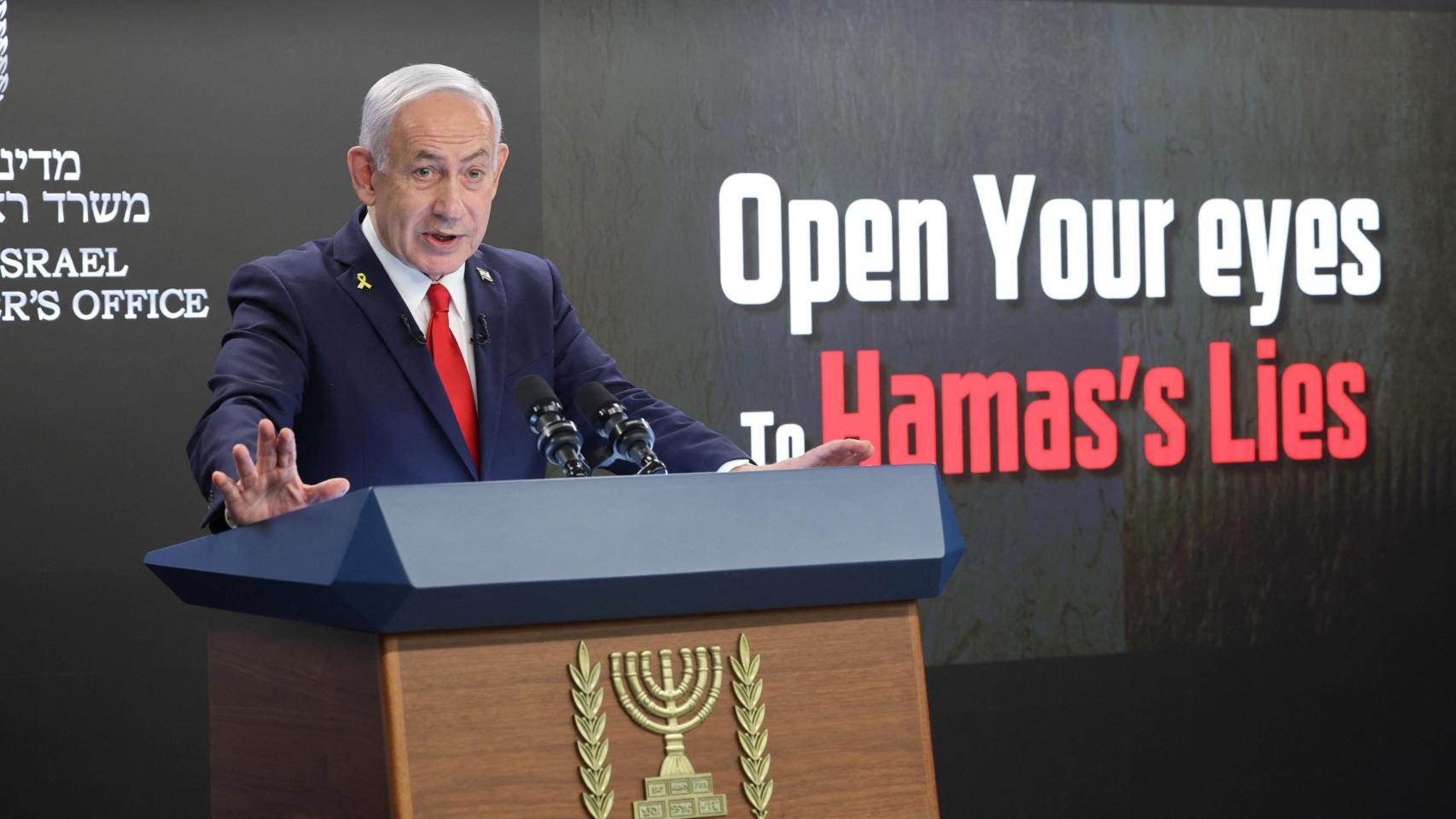 Netanyahu defiende su ofensiva militar contra Gaza y denuncia una «campaña global de mentiras» contra de Israel