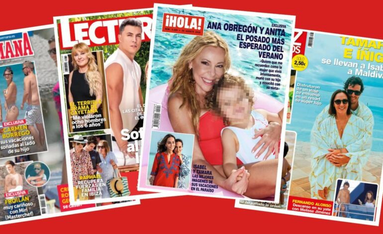 Raphael, arropado por su familia, disfruta del verano en Ibiza ocho meses después de ser diagnosticado de un linfoma cerebral