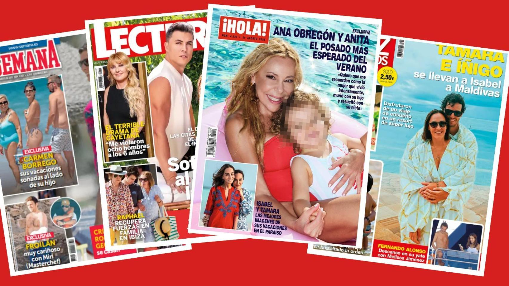 Raphael, arropado por su familia, disfruta del verano en Ibiza ocho meses después de ser diagnosticado de un linfoma cerebral