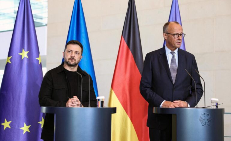 Los líderes de los grandes países europeos presionan a Trump para que no acepte entregar a Putin territorios de Ucrania