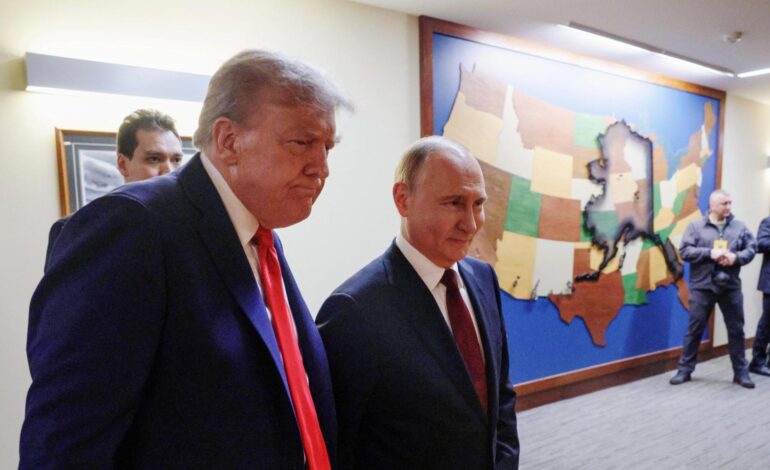 Rusia y Ucrania se atacan con drones mientras Trump y Putin estaban reunidos en Alaska