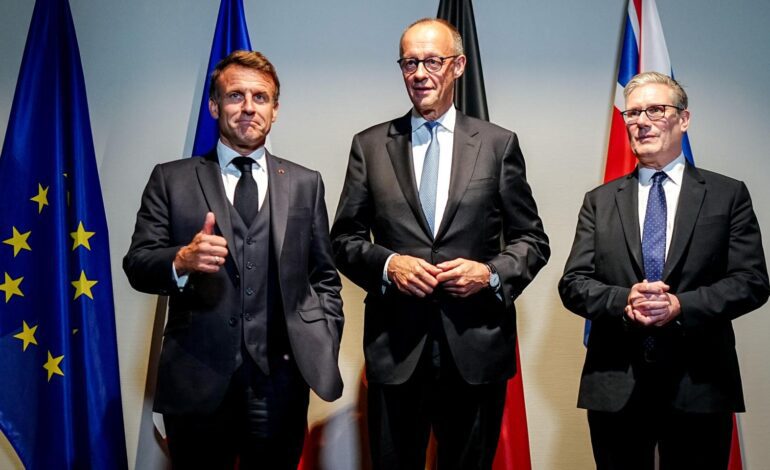 Macron, Starmer y Merz liderarán una nueva reunión de la Coalición de Voluntarios