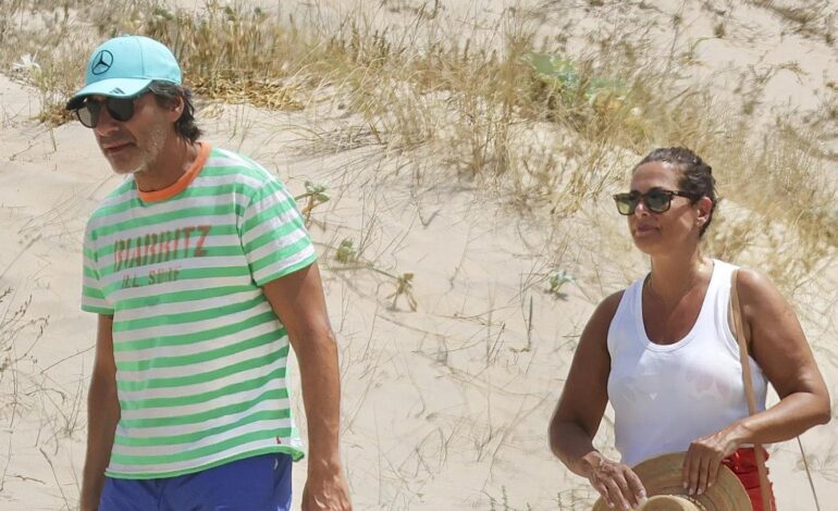 sus fotos más cómplices en la playa