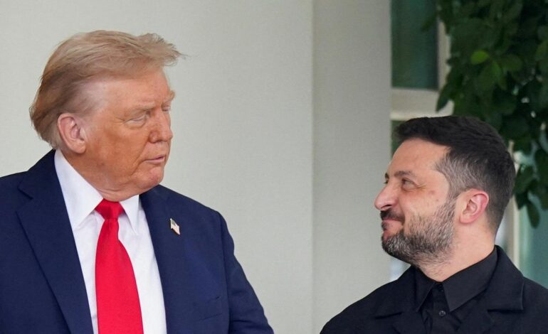 La llegada de los líderes europeos a la Casa Blanca para la cumbre de Trump y Zelenski