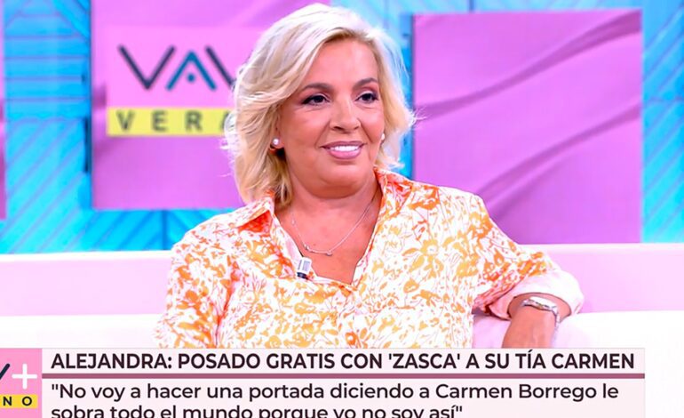 Carmen Borrego estalla contra su sobrina Alejandra Rubio: «Aquí hablamos todos de todos, no solo yo»