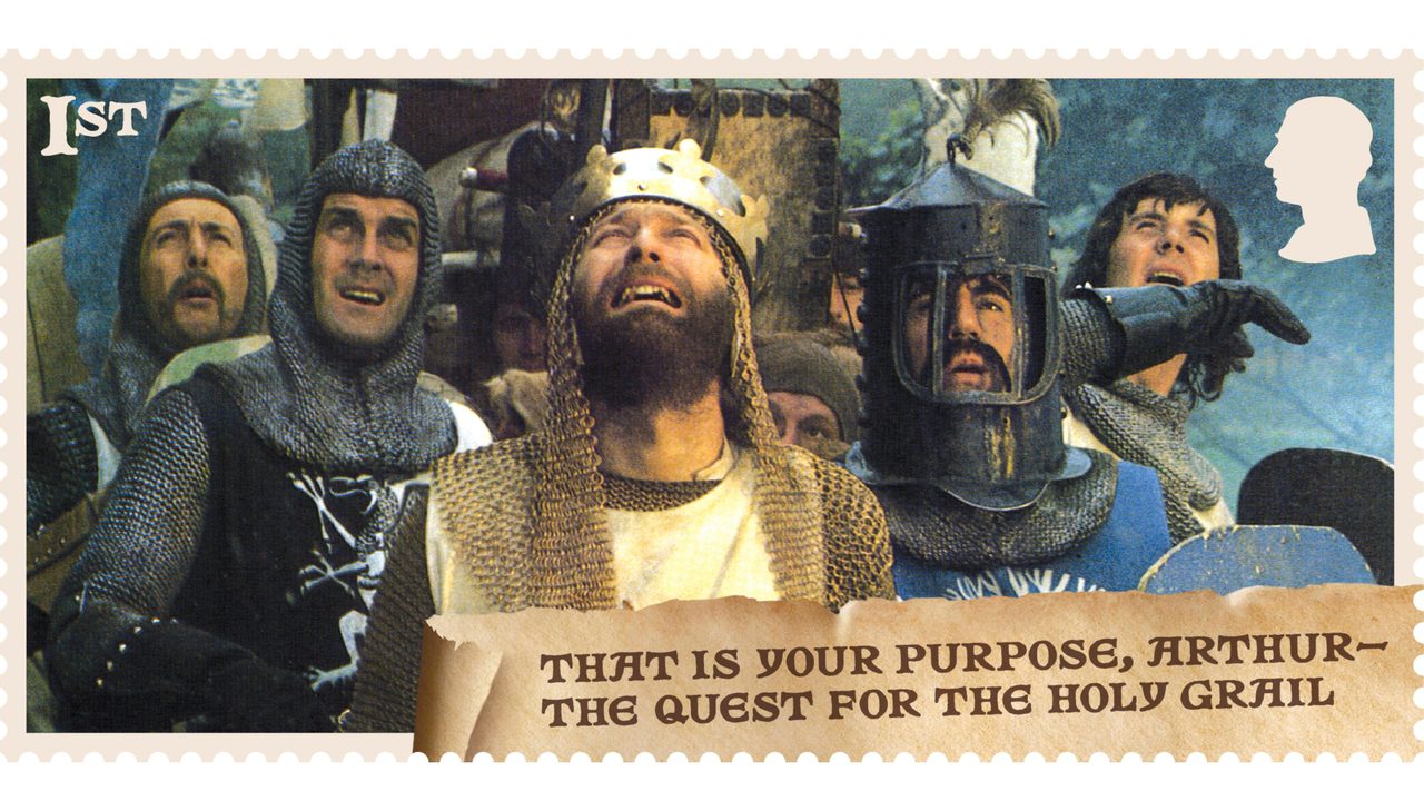 el servicio postal británico anuncia una colección imprescindible para fans de Los caballeros de la mesa cuadrada