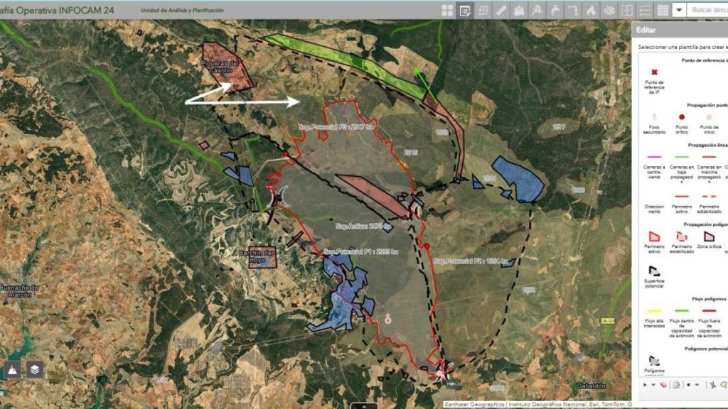 La solución ESRI y el gobierno de Castilla-La Mancha que permite visualizar incendios forestales activos, evaluar los riesgos y mejorar el manejo de la tierra en el terreno.