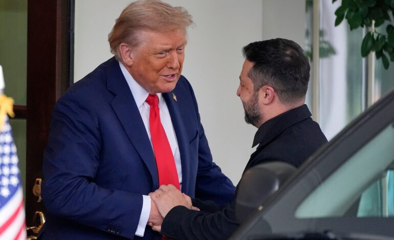 Zelenski llega a la Casa Blanca para su decisiva reunión con Trump